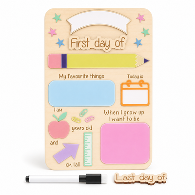 Reusable First & Last Day School Sign