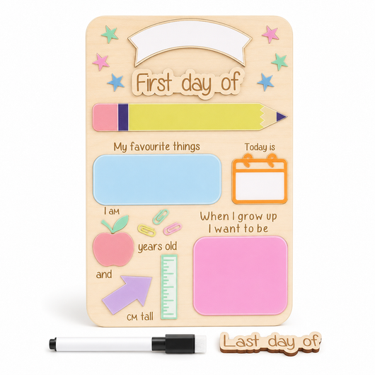 Reusable First & Last Day School Sign