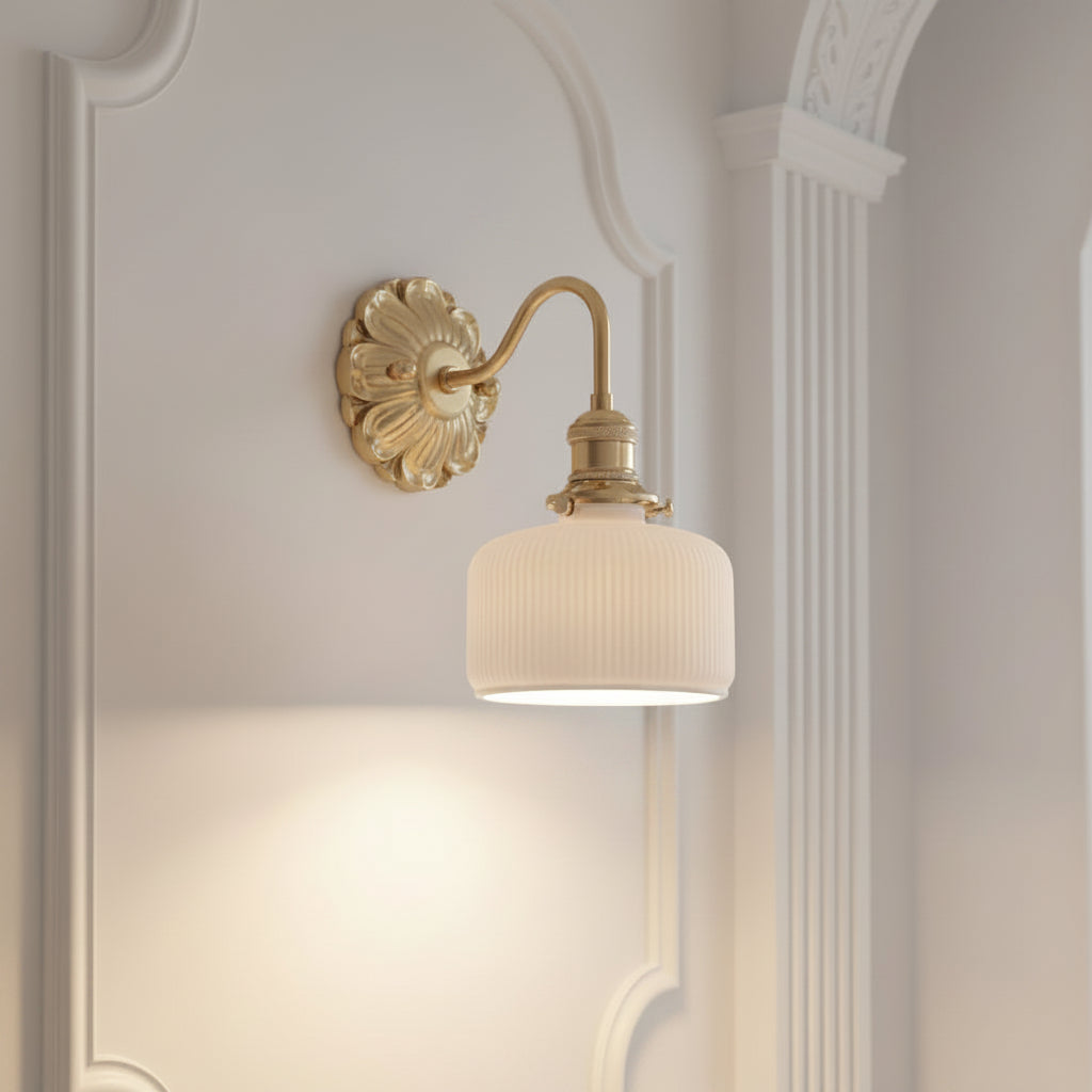 Ceramic Ball Wall Light with Elegant Copper Finish | Modern Sconce for Warm Illumination 21
