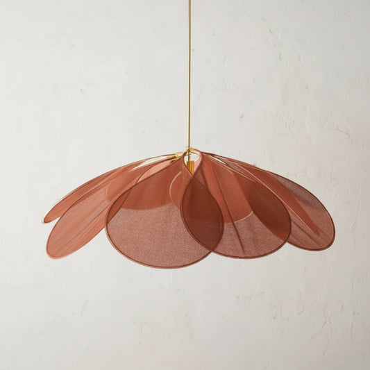 Colorful Petal Fabric Chandelier Light with Easy Installation | Vibrant Design for Elegant Home Decor 3