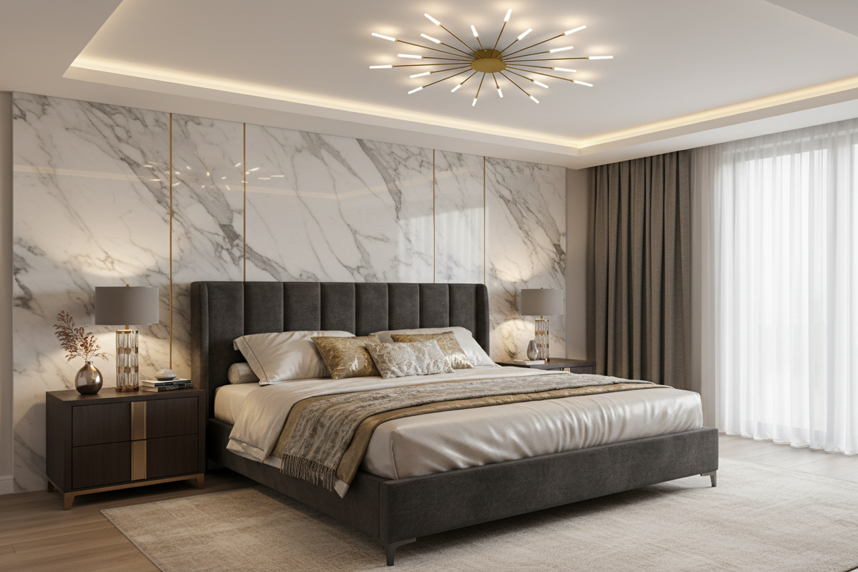 Elegant Flush Mount Ceiling Light with LED Bulbs | Modern Design for Stunning Home Ambiance 17