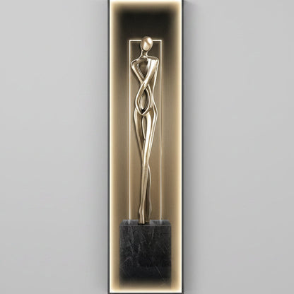 Elegant LED Wall Sconce with Dimmable Feature | Modern Abstract Design for Unique Home Decor 0