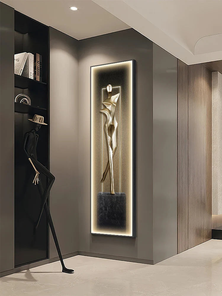 Elegant LED Wall Sconce with Dimmable Feature | Modern Abstract Design for Unique Home Decor 4