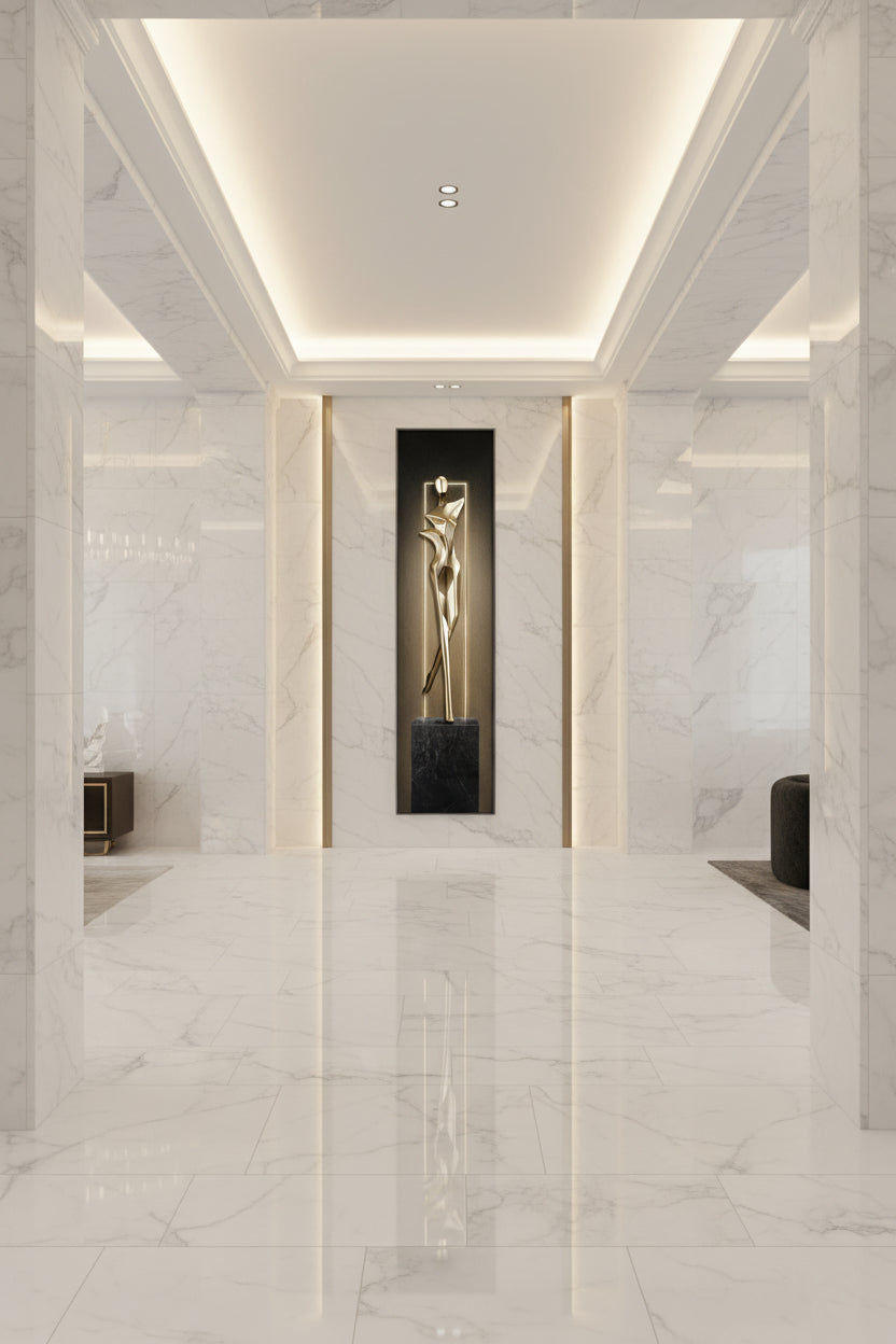 Elegant LED Wall Sconce with Dimmable Feature | Modern Abstract Design for Unique Home Decor 5