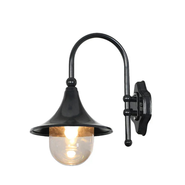 Elegant Outdoor Wall Lamp with Waterproof Aluminum Design | Durable Exterior Lighting for Courtyard Ambiance 0