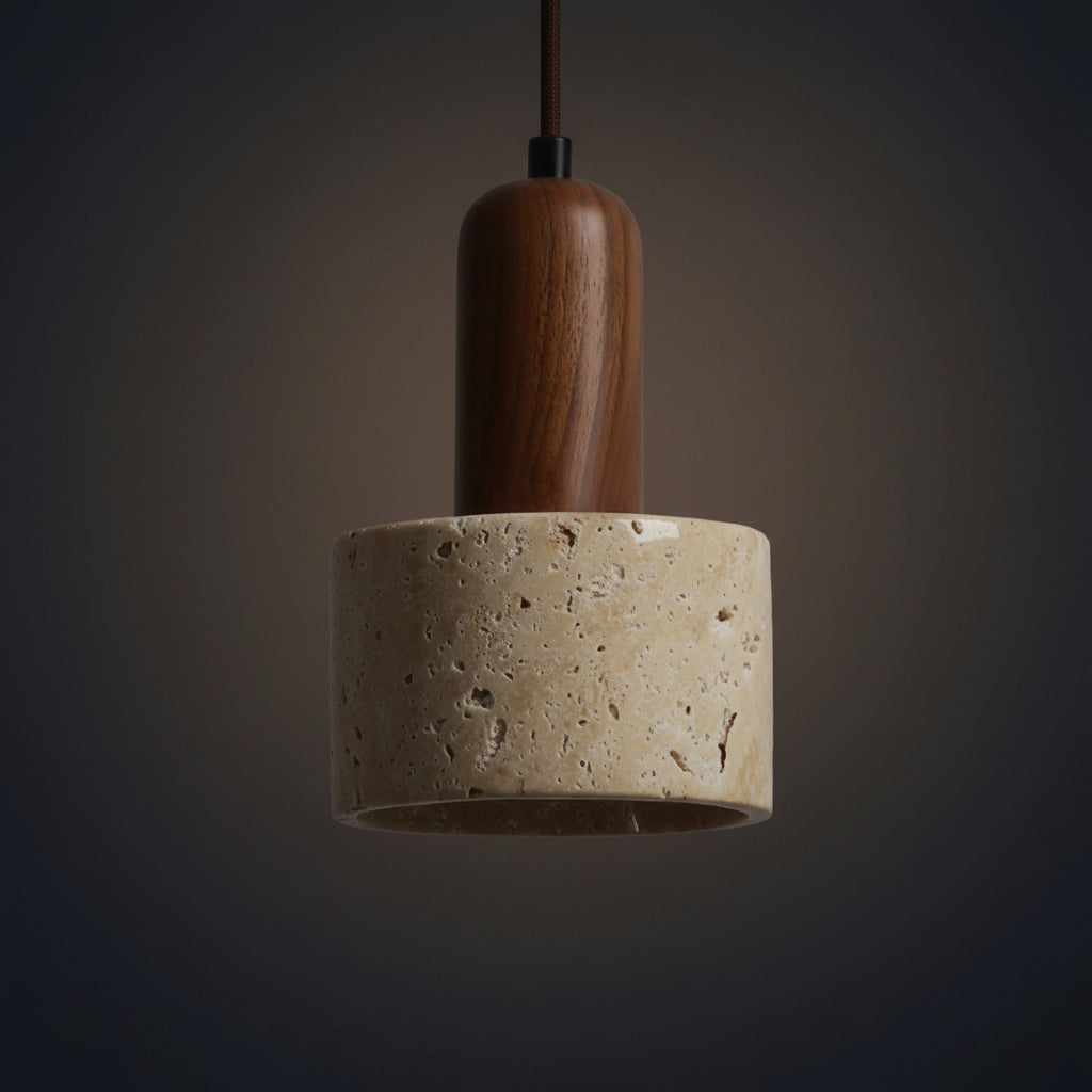 Elegant Yellow Marble Pendant Lighting with Unique Cord Installation | Stylish Hanging Light for Cozy Kitchen Island Ambiance 4