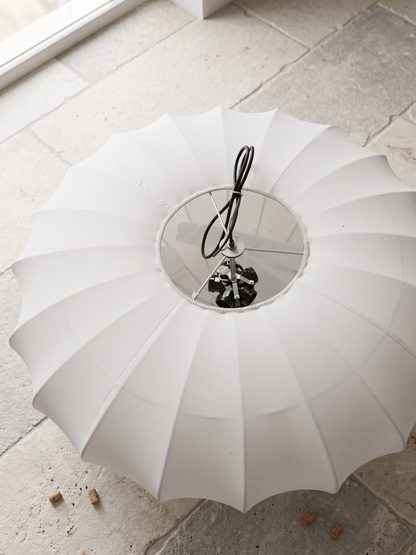 Wabi Sabi | Kitchen Pendant Lighting with Nordic Cream Fabric Shade | Elegant Design for Home & Office