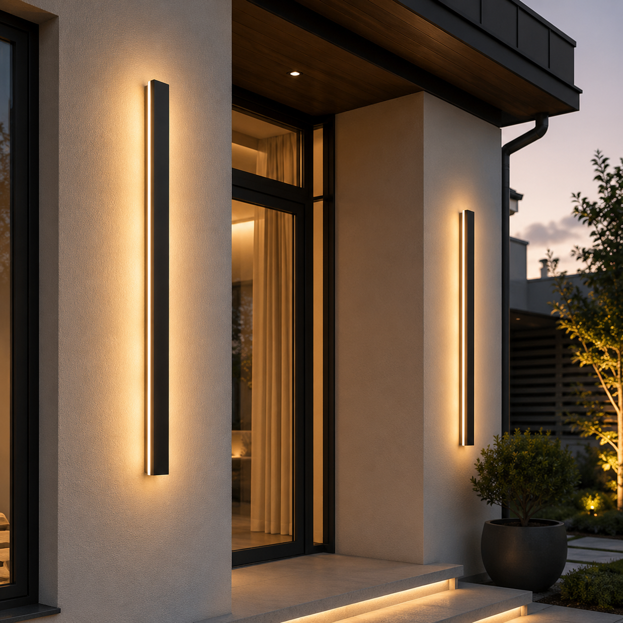 LED Wall Light | Adjustable Color Temperature Wall Lights with Waterproof Design | Versatile Illumination for Indoor and Outdoor Use 1 outdoor exterior 