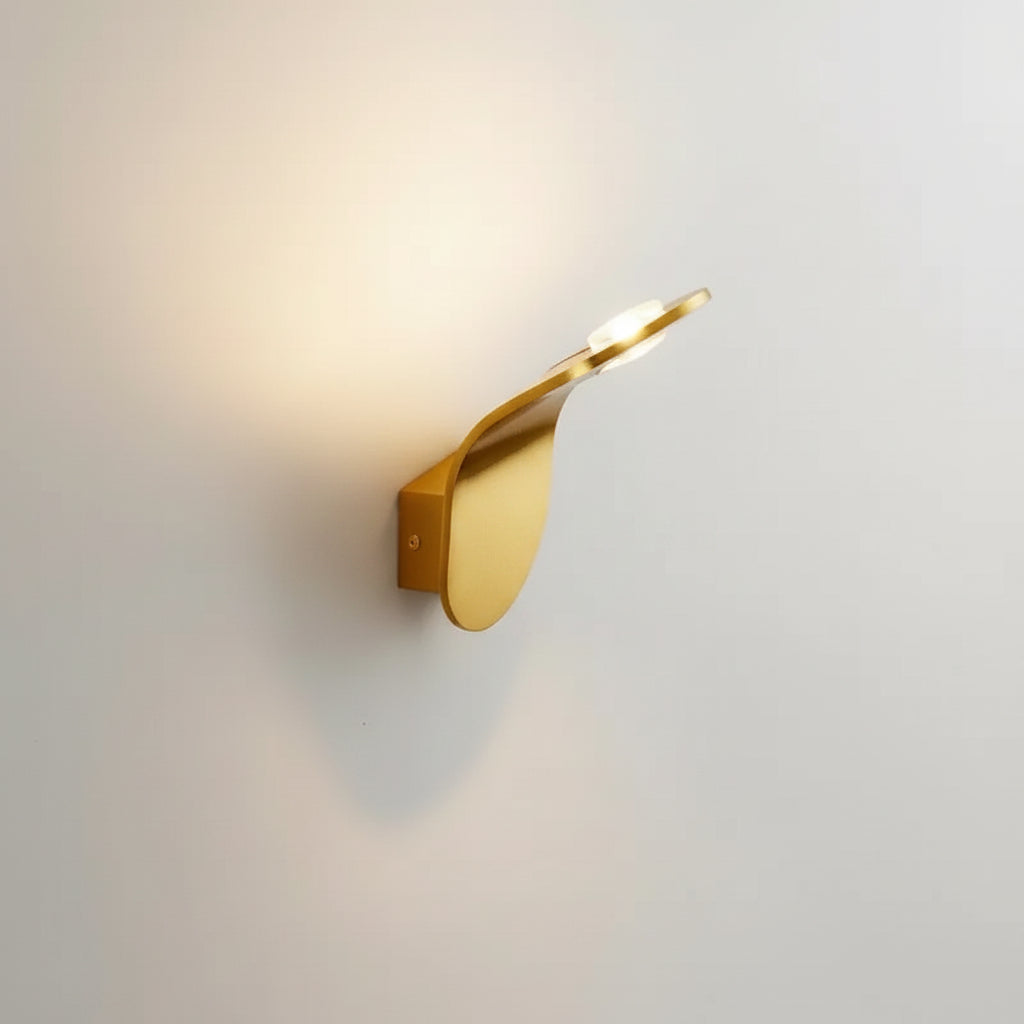 Mid-Century Modern Leaf Wall Sconce Lighting with LED & Stylish Design for Elegant Home Decor 1