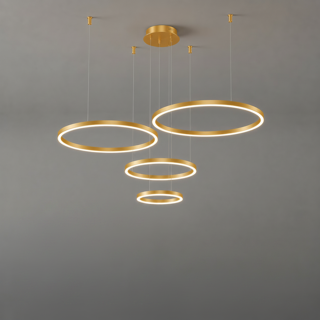 Modern Black Chandelier Light with Adjustable Brightness & Color Options | Elegant Dining Room Fixture for Stylish Home Decor 8