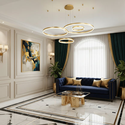 Modern Black Chandelier Light with Adjustable Brightness & Color Options | Elegant Dining Room Fixture for Stylish Home Decor 7