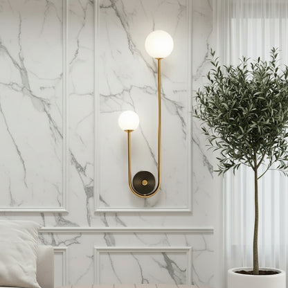 Modern Glass Ball Wall Sconce with LED G9 Lighting | Elegant Illumination for Any Room 3