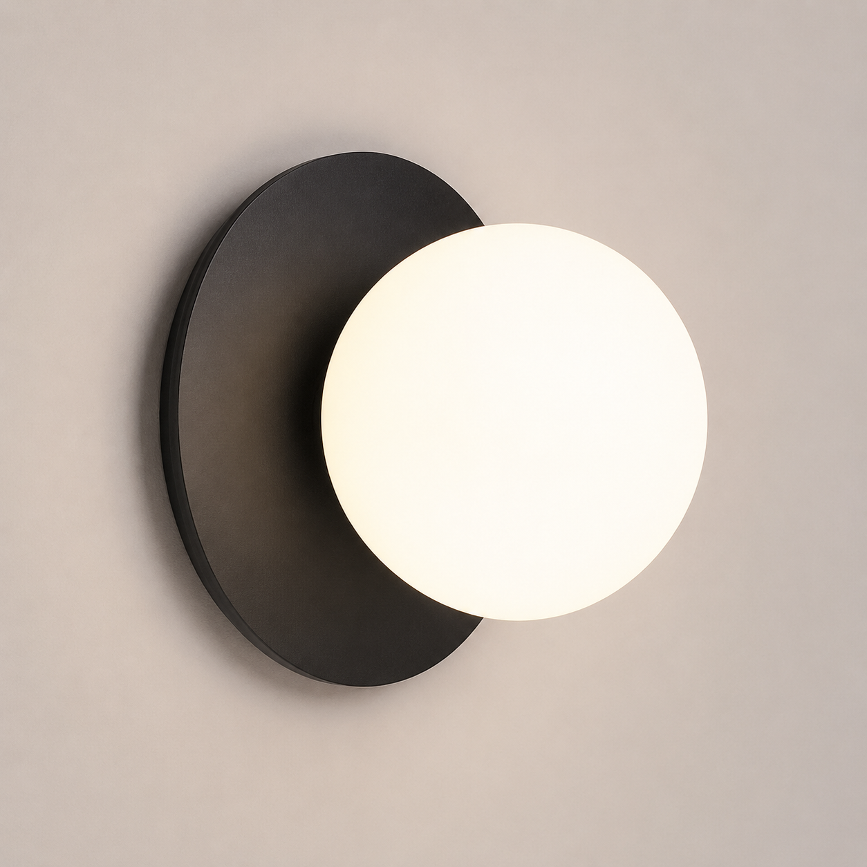 Modern LED Wall Sconce with Frosted Glass | Energy-Efficient Lighting for Stylish Indoor Space