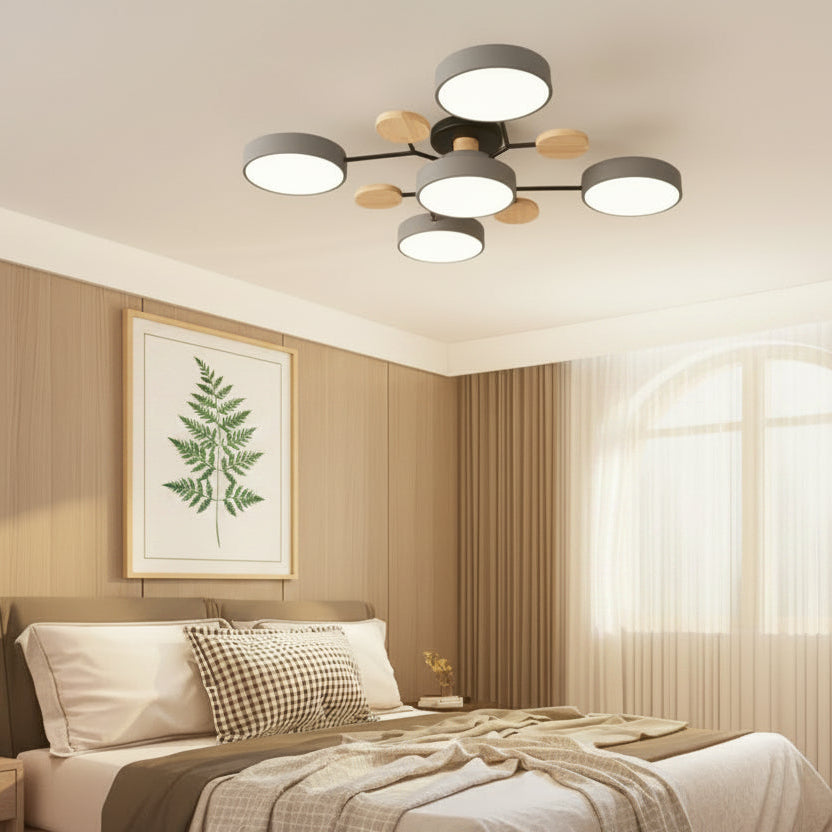 Nordic Modern | Flush Mount Ceiling Light with Energy-Efficient LED | Minimalist Design for Bright Home Illumination 10