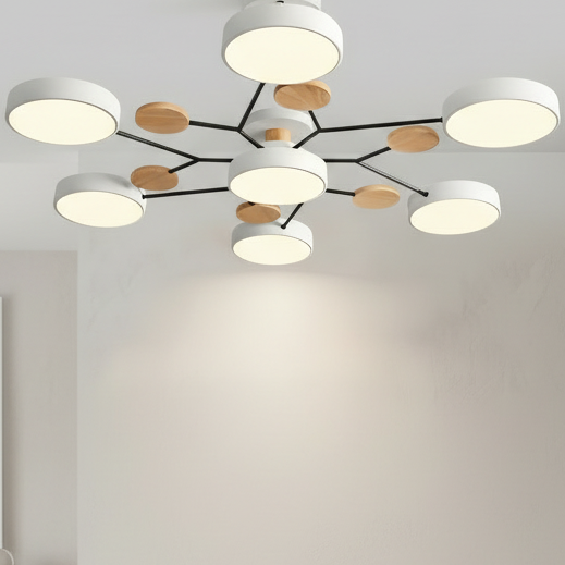Nordic Modern | Flush Mount Ceiling Light with Energy-Efficient LED | Minimalist Design for Bright Home Illumination 16