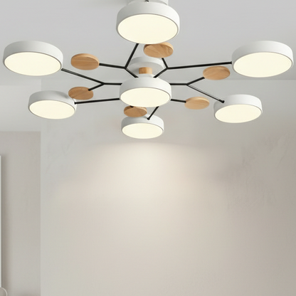 Nordic Modern | Flush Mount Ceiling Light with Energy-Efficient LED | Minimalist Design for Bright Home Illumination 16