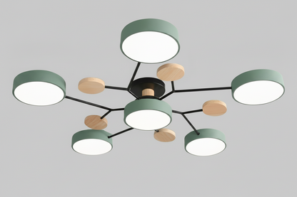Nordic Modern | Flush Mount Ceiling Light with Energy-Efficient LED | Minimalist Design for Bright Home Illumination 15