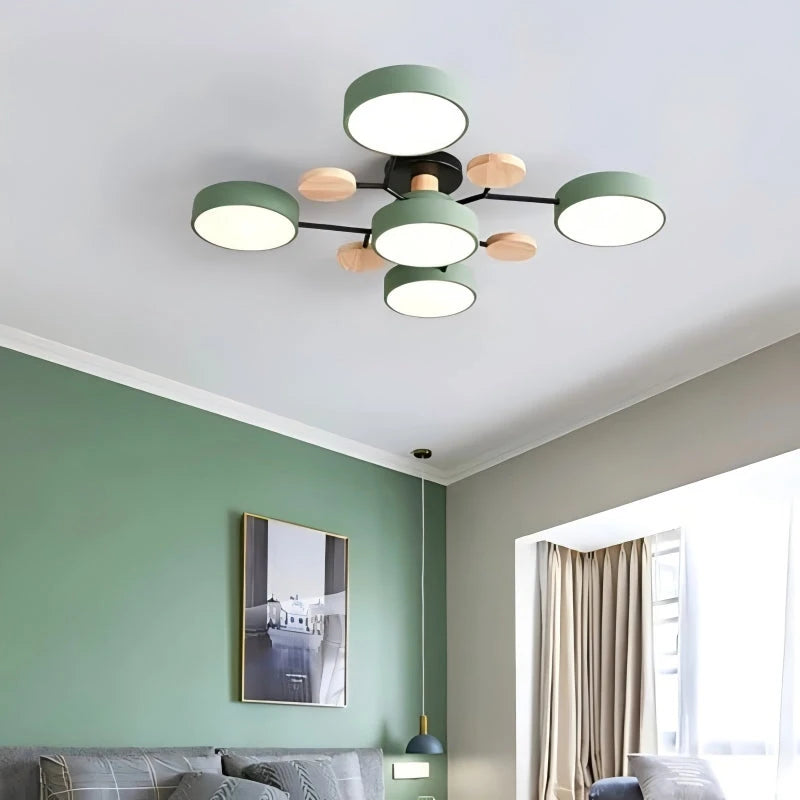 Nordic Modern | Flush Mount Ceiling Light with Energy-Efficient LED | Minimalist Design for Bright Home Illumination 2