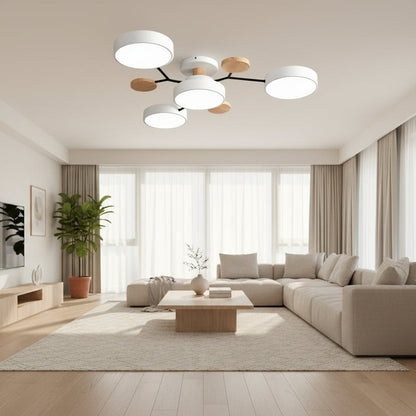 Nordic Modern | Flush Mount Ceiling Light with Energy-Efficient LED | Minimalist Design for Bright Home Illumination 3