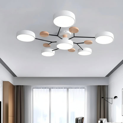 Nordic Modern | Flush Mount Ceiling Light with Energy-Efficient LED | Minimalist Design for Bright Home Illumination 5