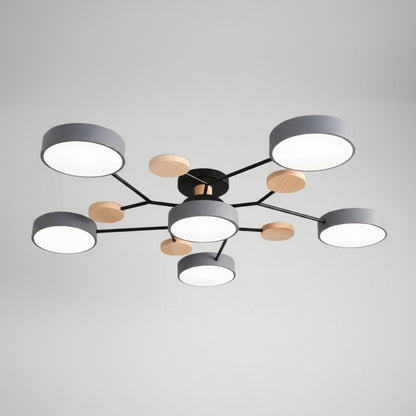 Nordic Modern | Flush Mount Ceiling Light with Energy-Efficient LED | Minimalist Design for Bright Home Illumination 9