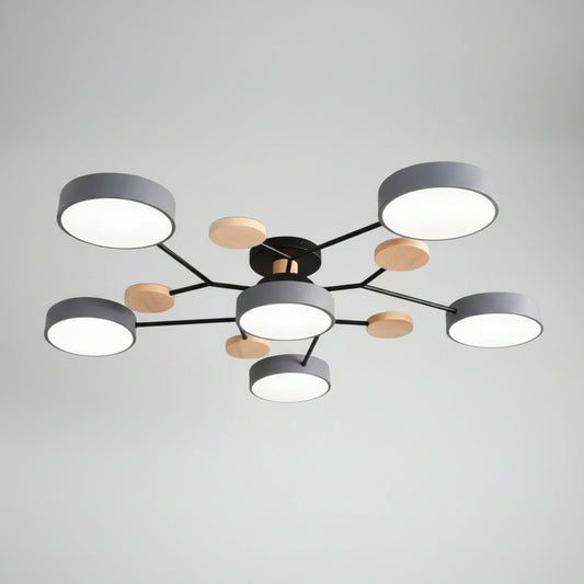 Nordic Modern | Flush Mount Ceiling Light with Energy-Efficient LED | Minimalist Design for Bright Home Illumination 9