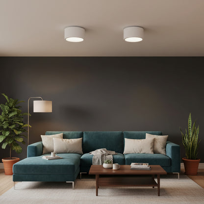 Nordic Style | Flush Mount Ceiling Light with Adjustable Color Temperature | Energy-Efficient Fixture for Modern Spaces 3