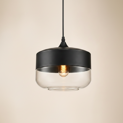Nordic | Glass Pendant Light with Wooden Accents | Modern Illumination for Any Room 21