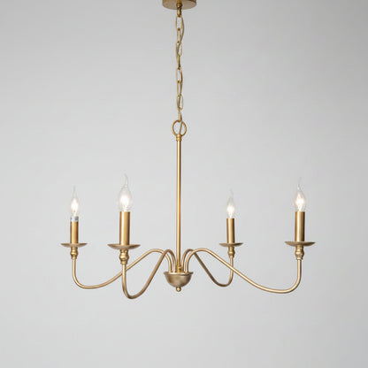 Retro Loft | Black Chandelier Light with Iron Finish | Elegant Fixture for Dining Rooms 7