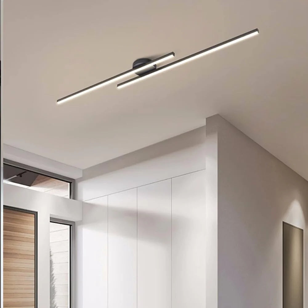 Sleek Aluminum | Ceiling Light with Dimmable LED Illumination | Modern Design for Contemporary Spaces 4