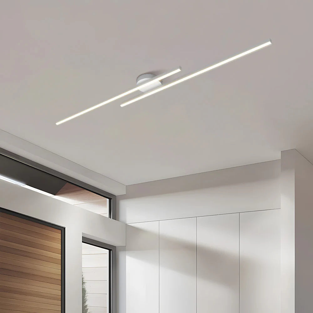 Sleek Aluminum | Ceiling Light with Dimmable LED Illumination | Modern Design for Contemporary Spaces 7