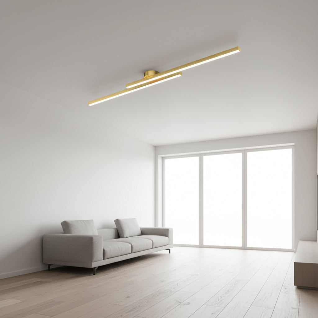 Sleek Aluminum | Ceiling Light with Dimmable LED Illumination | Modern Design for Contemporary Spaces 9