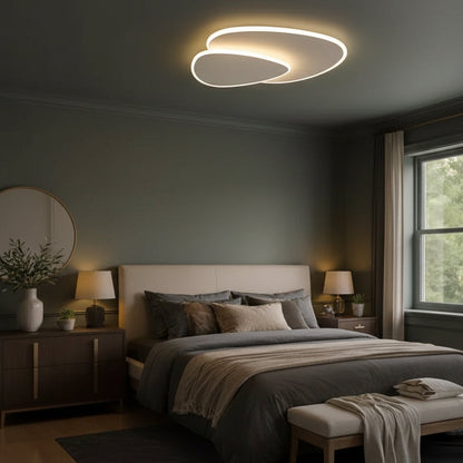 Stylish Flush Mount Ceiling Light with Soft Diffused Illumination | Modern Triangle Design for Elegant Home Decor 2