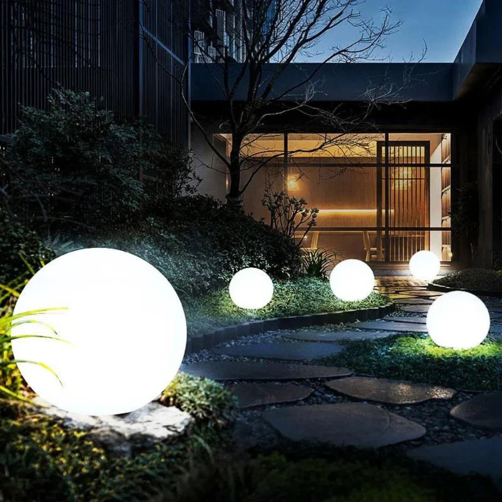 Vibrant Solar Garden Lights | LED Orb with Remote Control & 16 Color Options for Stunning Outdoor Ambiance 1