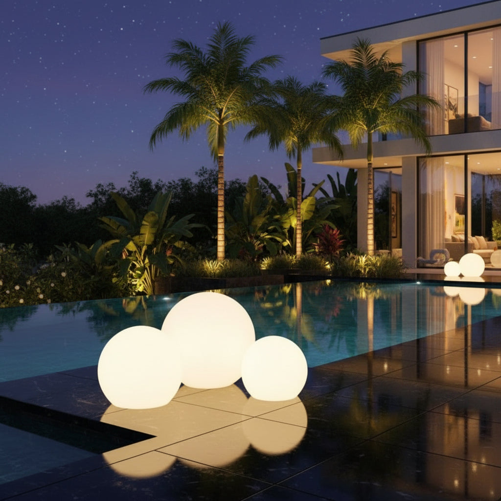 Vibrant Solar Garden Lights | LED Orb with Remote Control & 16 Color Options for Stunning Outdoor Ambiance 4