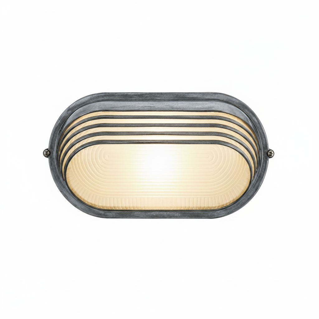 Large size wall light fixture with dimensions and features on a white background