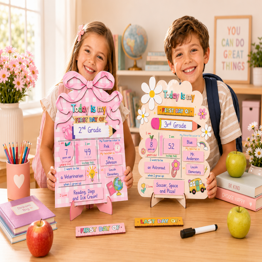 Reusable First & Last Day School Sign