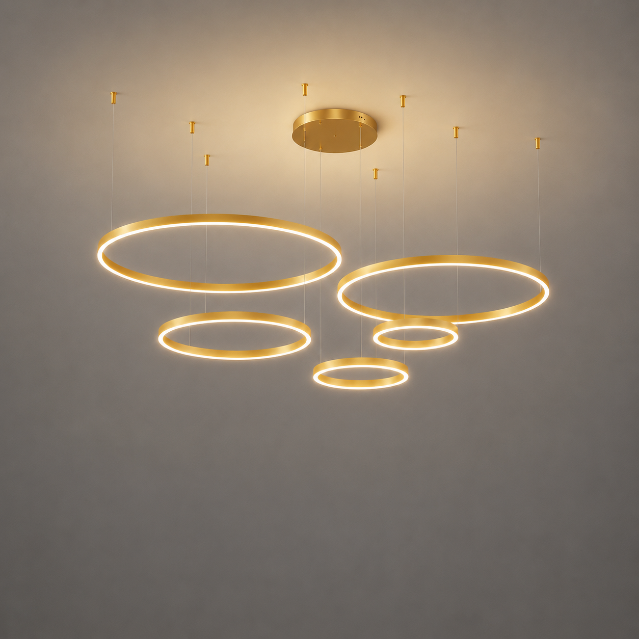 Modern Chandelier Light with Adjustable Brightness | Elegant Dining Room Fixture for Stylish Home Decor