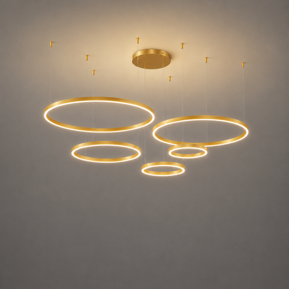 Modern Chandelier Light with Adjustable Brightness | Elegant Dining Room Fixture for Stylish Home Decor