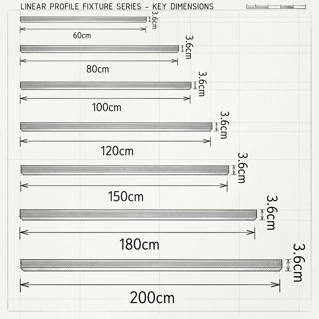 Modern Minimalist | Linear LED Ceiling Light Fixture with Soft Acrylic Diffuser | Ideal Dining Room Lighting Solution 11