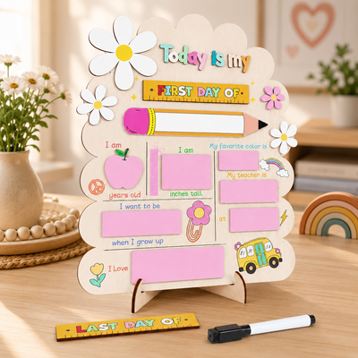 Reusable First & Last Day School Sign