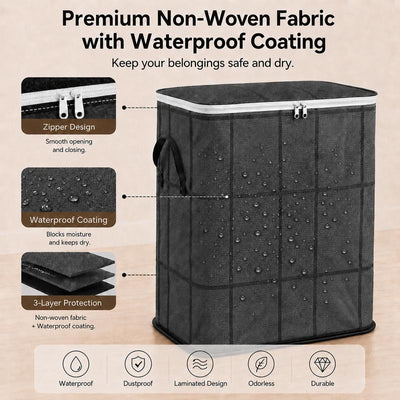 Extra-Large Heavy-Duty Moving Bags with Backpack Straps & Reinforced Handles