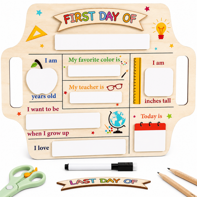 Reusable First & Last Day School Sign