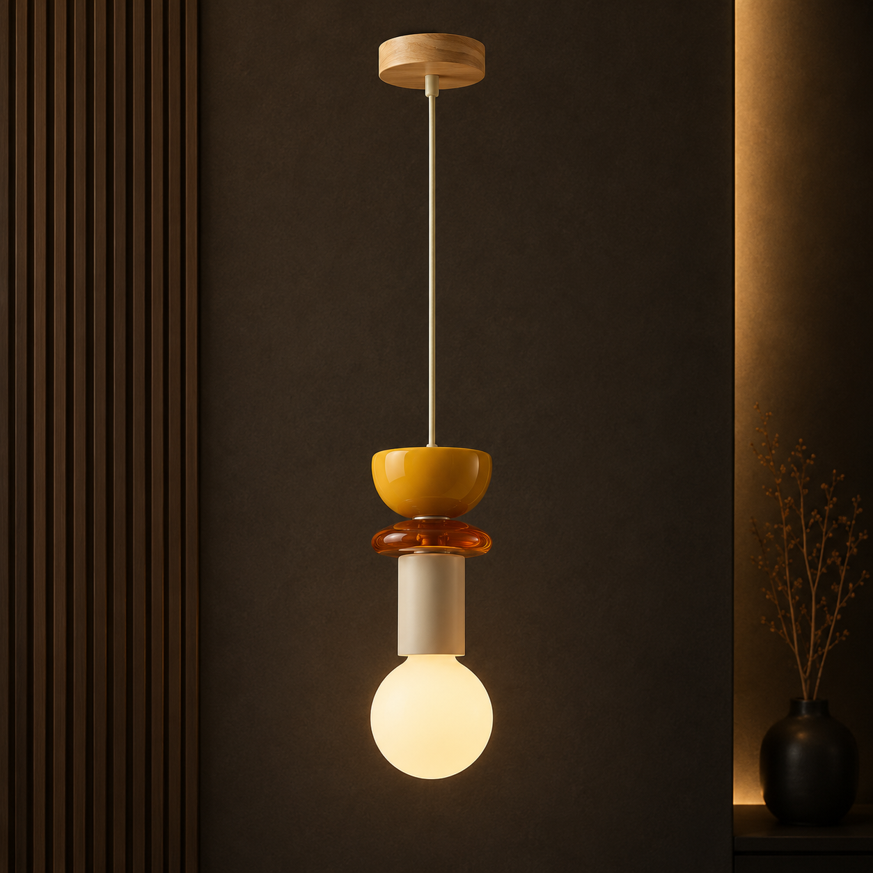 Geometric Pendant Light for Kids' Room with Colorful Design | Modern Illumination for Playful Spaces 2