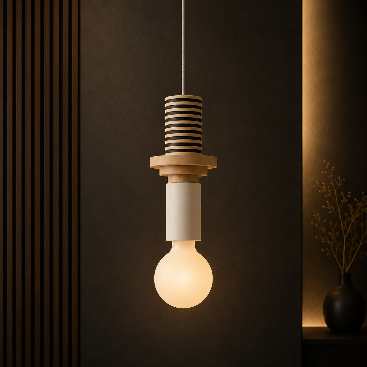 Geometric Pendant Light for Kids' Room with Colorful Design | Modern Illumination for Playful Spaces 1
