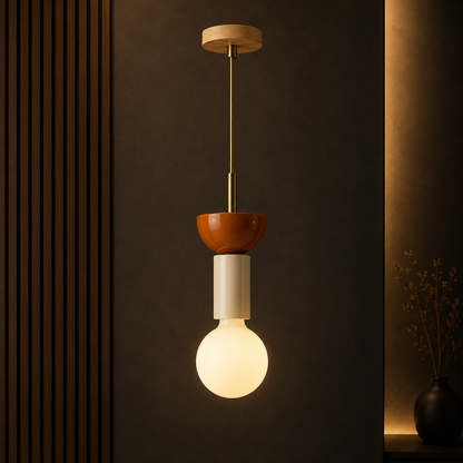 Geometric Pendant Light for Kids' Room with Colorful Design | Modern Illumination for Playful Spaces 3