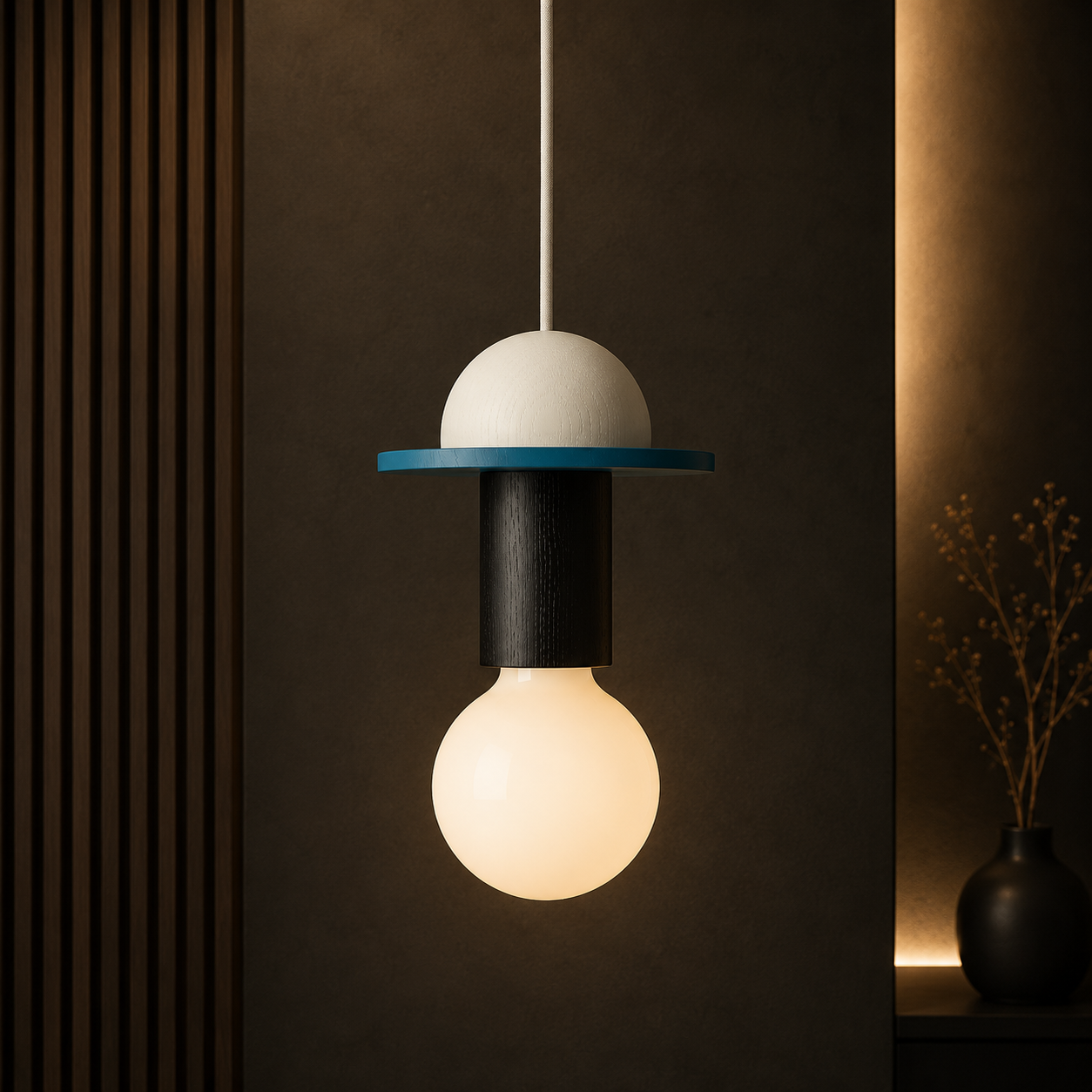 Geometric Pendant Light for Kids' Room with Colorful Design | Modern Illumination for Playful Spaces 